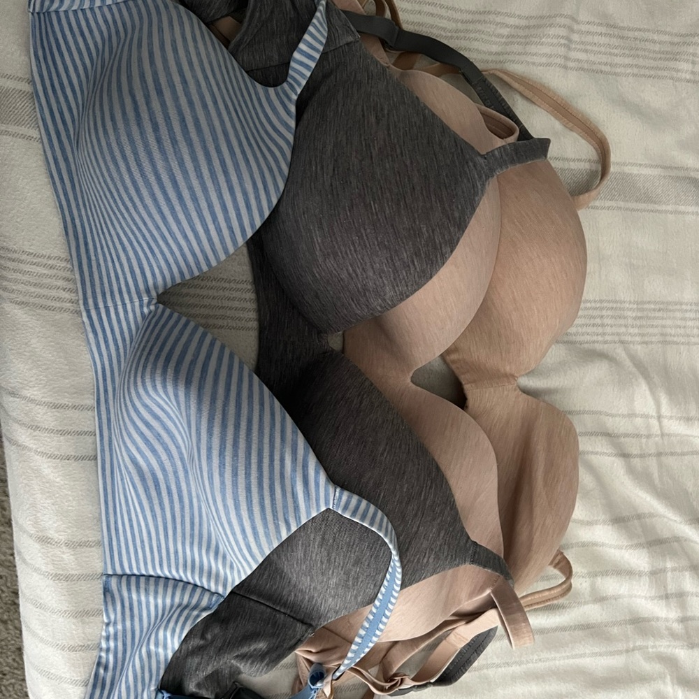 Gap love by gap breathe wireless bra 34d bundle